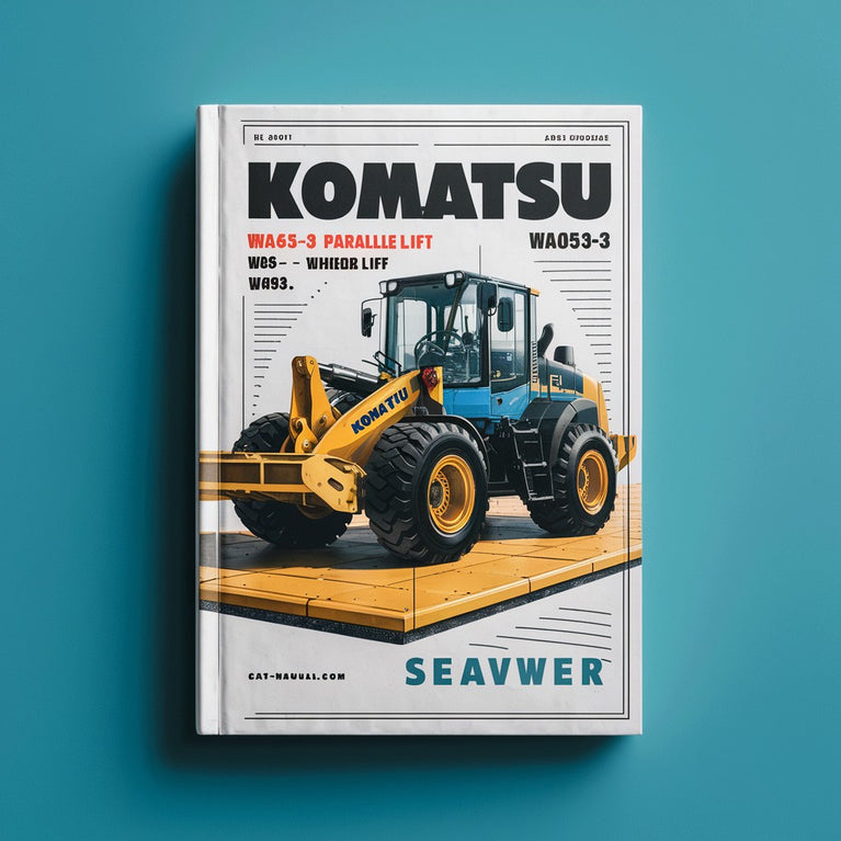 Komatsu WA65-3 WA65-3 Parallel Lift WA75-3 WA85-3 WA90-3 WA95-3 Wheel Loader Service Repair Manual