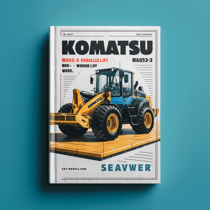 Komatsu WA65-3 WA65-3 Parallel Lift WA75-3 WA85-3 WA90-3 WA95-3 Radlader Service-Reparaturhandbuch PDF herunterladen