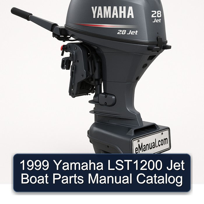 1999 Yamaha LST1200 Jet Boat Parts Catalog PDF