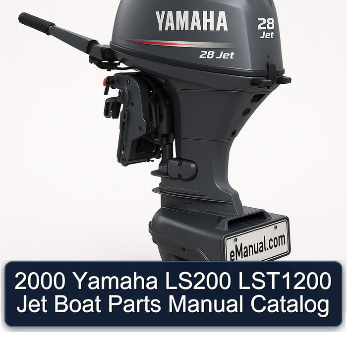 2000 Yamaha LS200 LST1200 Jet Boat Parts Catalog PDF