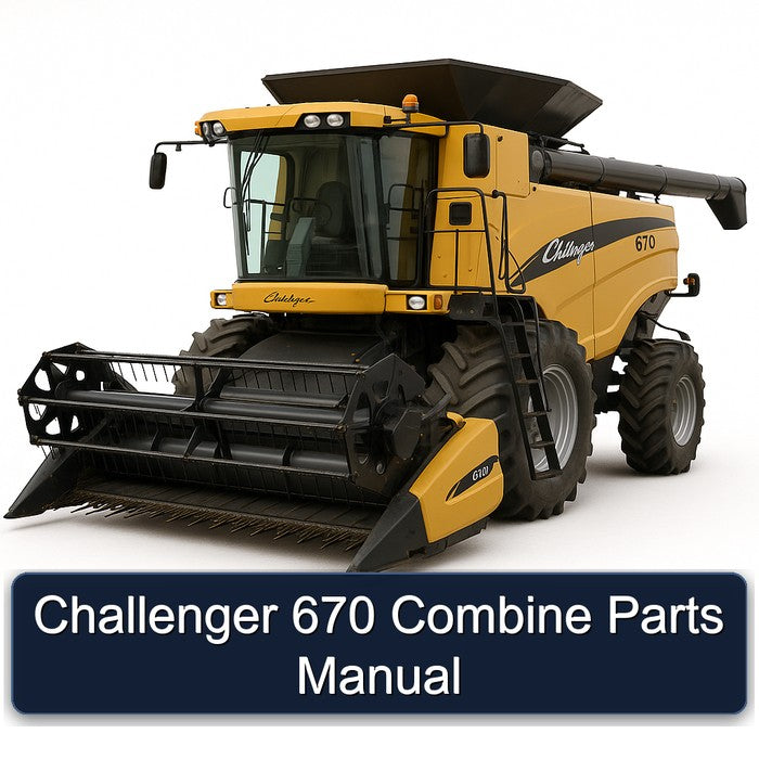 Challenger 670 Combine Parts Catalog PDF
