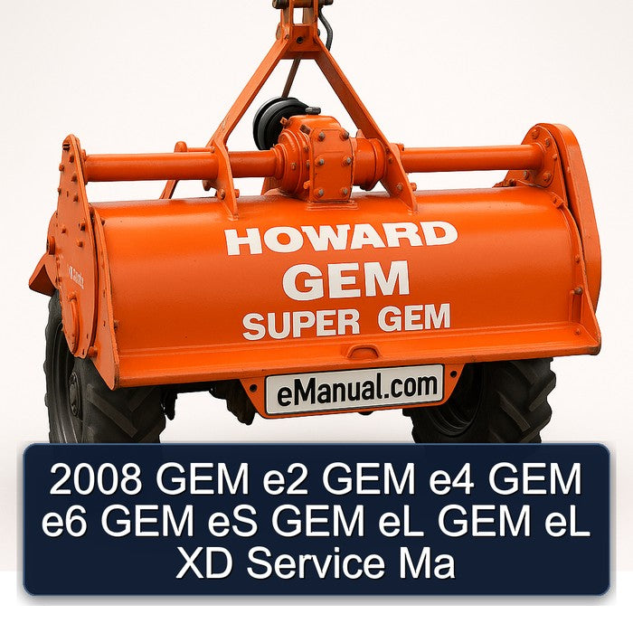 2008 GEM E2 E4 E6 Es El XD Ma Service Repair Workshop Manual PDF