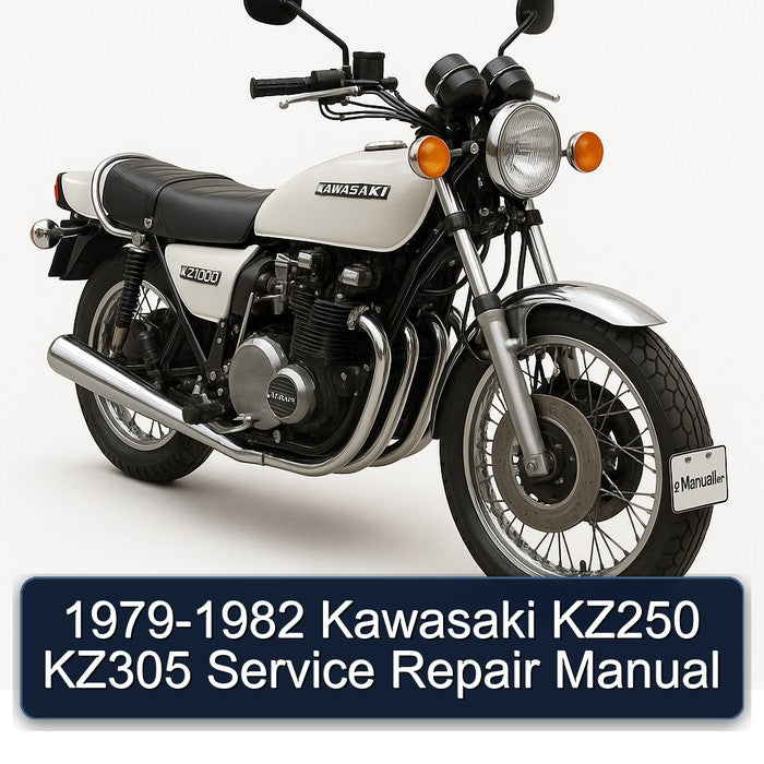 1979-1982 Kawasaki KZ Series KZ250 KZ305 Service Repair Workshop Manual PDF