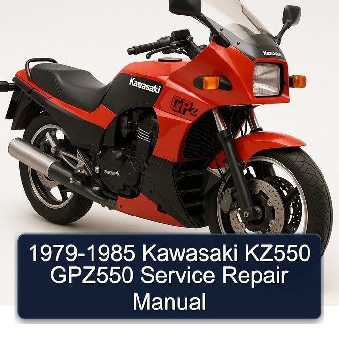1979-1985 Kawasaki GPZ Series KZ550 GPZ550 Service Repair Workshop Manual PDF
