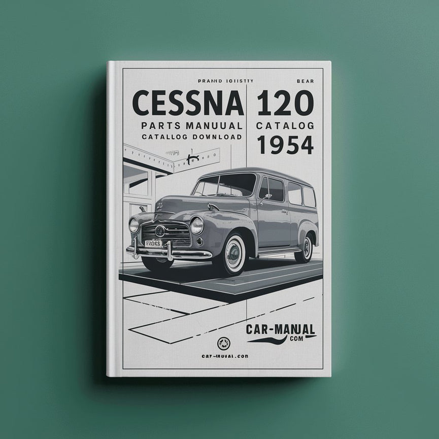 CESSNA 120 140 Parts Manual Catalog  1954