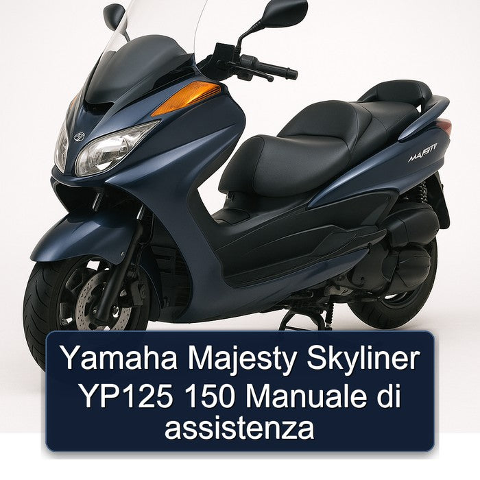 Yamaha Majesty Skyliner YP125 150 Manuale Di Assistenza Service Repair Workshop Manual PDF