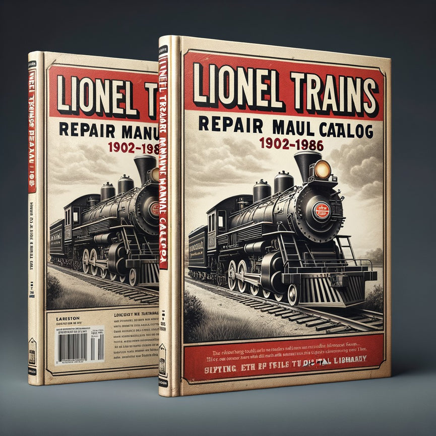 LIONEL TRAINS Repair Manual Catalog 1902-1986