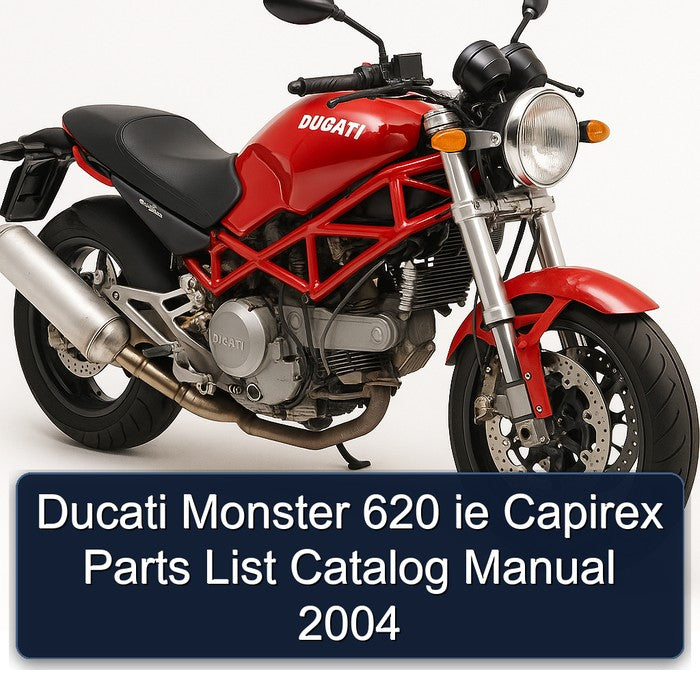 2004 Ducati 620 Monster Ie Capirex Catalog Parts PDF
