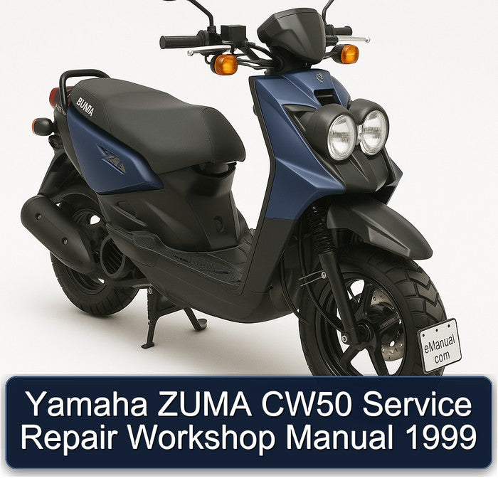 1999 Yamaha Zuma CW50 Service Repair Workshop Manual PDF