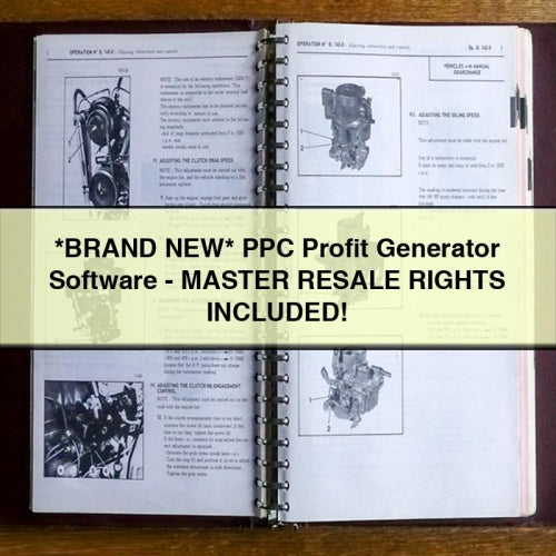 *BRAnd NEW* PPC Profit Generator Software - MASTER RESALE RIGHTS INCLUDED