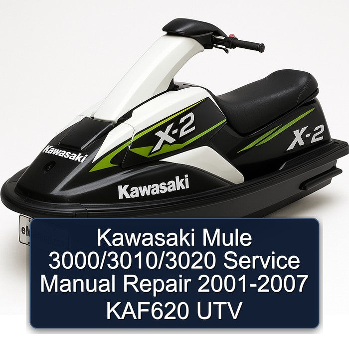 2001-2007 Kawasaki Mule 3000/3010/3020 - KAF620 UTV Service Repair Workshop Manual PDF