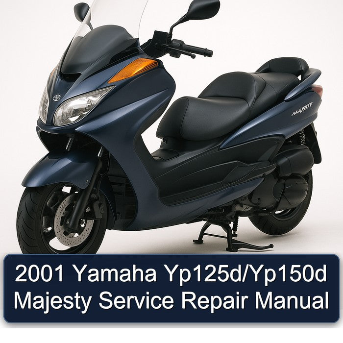 2001 Yamaha Majesty Yp125d/yp150d Service Repair Workshop Manual PDF