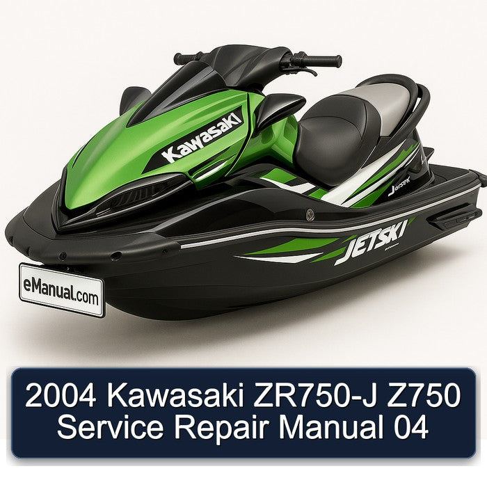 2004 Kawasaki ZR750-J Z750 04 Service Repair Workshop Manual PDF