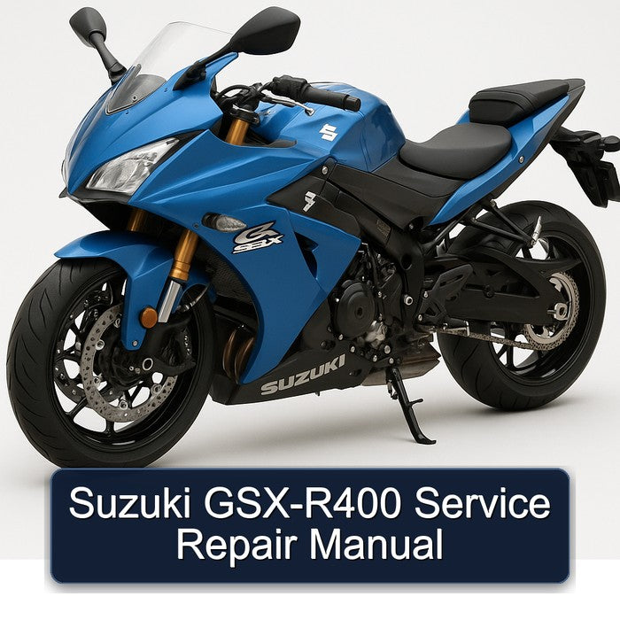 Suzuki GSX Series GSX-R400 Service Repair Workshop Manual PDF