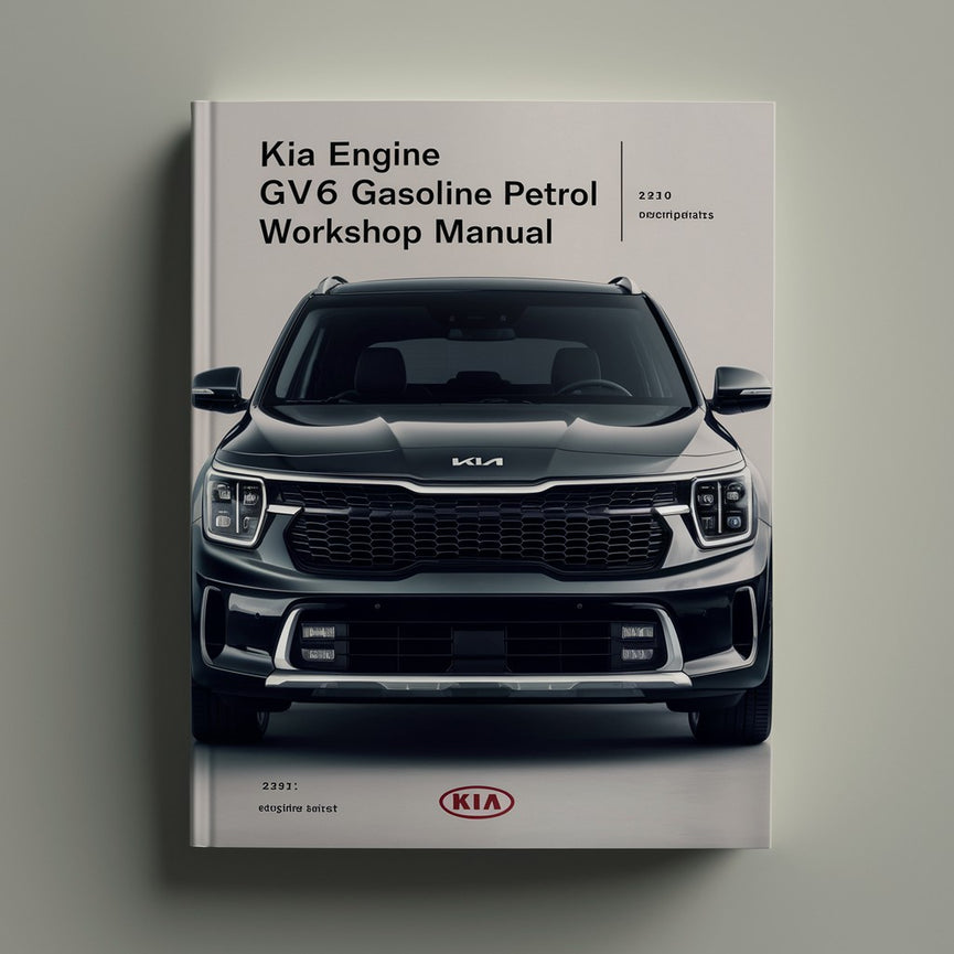 KIA Motor GV6 DOHC GASOLINE Benzin Werkstatthandbuch