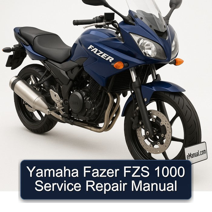 Yamaha Fazer FZS 1000 Service Repair Workshop Manual PDF