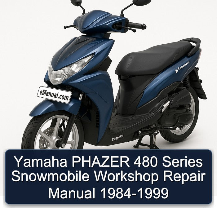 1984-1999 Yamaha Phazer 480 Series Snowmobile Service Repair Workshop Manual PDF