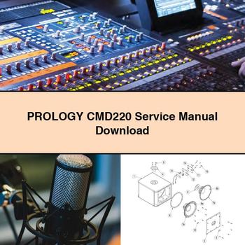 Prology CMD220 Service Repair Workshop Manual PDF