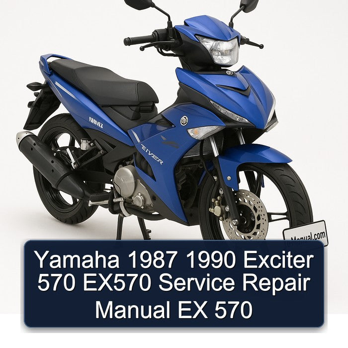 1987-1990 Yamaha Exciter 570 EX570 EX Service Repair Workshop Manual PDF