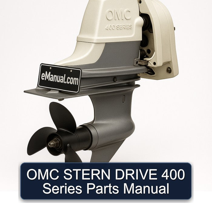 OMC Stern Drive 400 Series Parts Catalog PDF