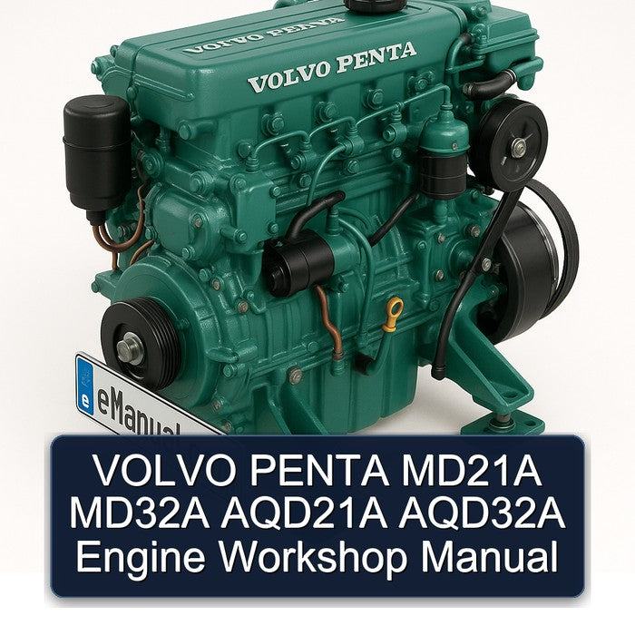 Volvo Penta MD21A MD32A AQD21A AQD32A Engine Service Repair Workshop Manual PDF