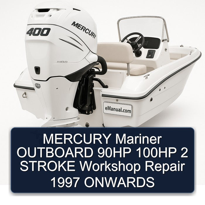 1997 Mercury Mariner Outboard 90HP 100HP 2 Stroke Onwards Service Repair Workshop Manual PDF