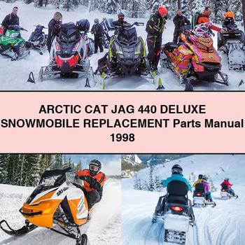 ARCTIC CAT JAG 440 DELUXE Snowmobile Replacement Parts Manual 1998