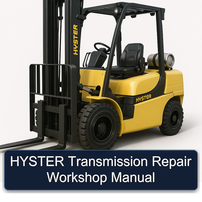 Hyster Transmission Service Repair Workshop Manual PDF