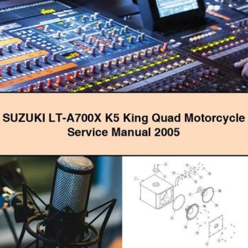 Suzuki LT-A700X K5 King Quad Manual de servicio de motocicleta 2005 Descargar PDF