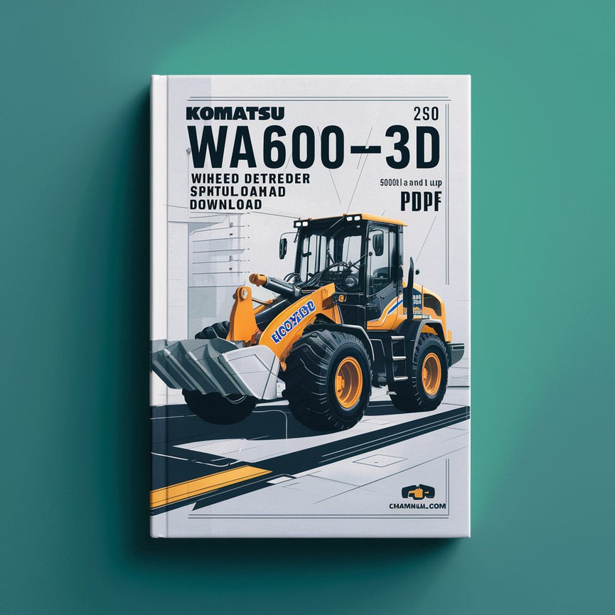 Komatsu WA600-3 WA600-3D (TBG SPEC.) Wheel Loader Service Repair Manual -50001 and up