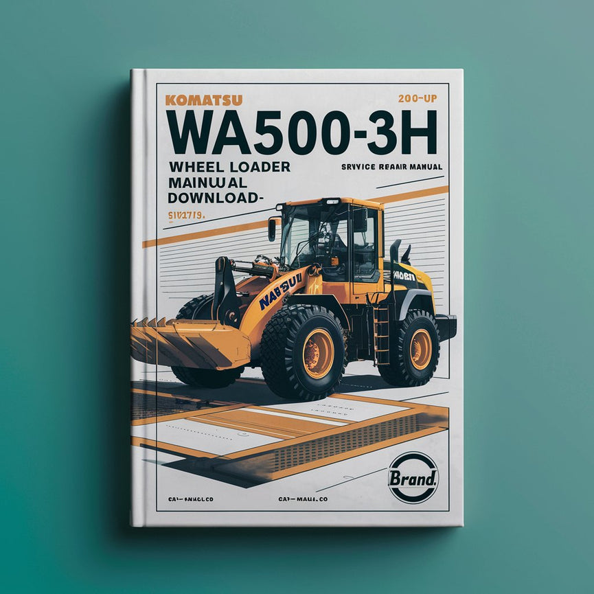 Komatsu WA500-3H Wheel Loader Service Repair Manual -WA500H20051 and up