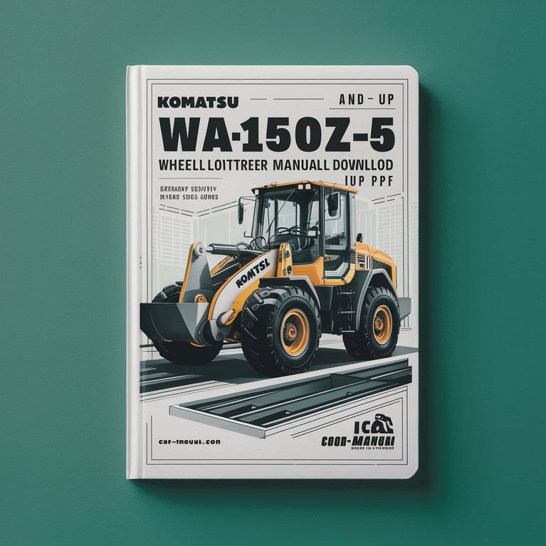 Komatsu WA150PZ-5 Wheel Loader Service Repair Manual -H50051 and up