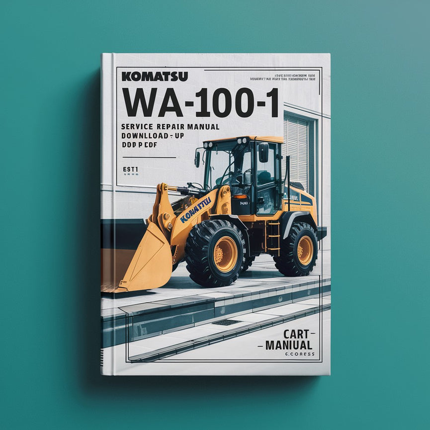 Komatsu WA100-1 Wheel Loader Service Repair Manual -10001 and up