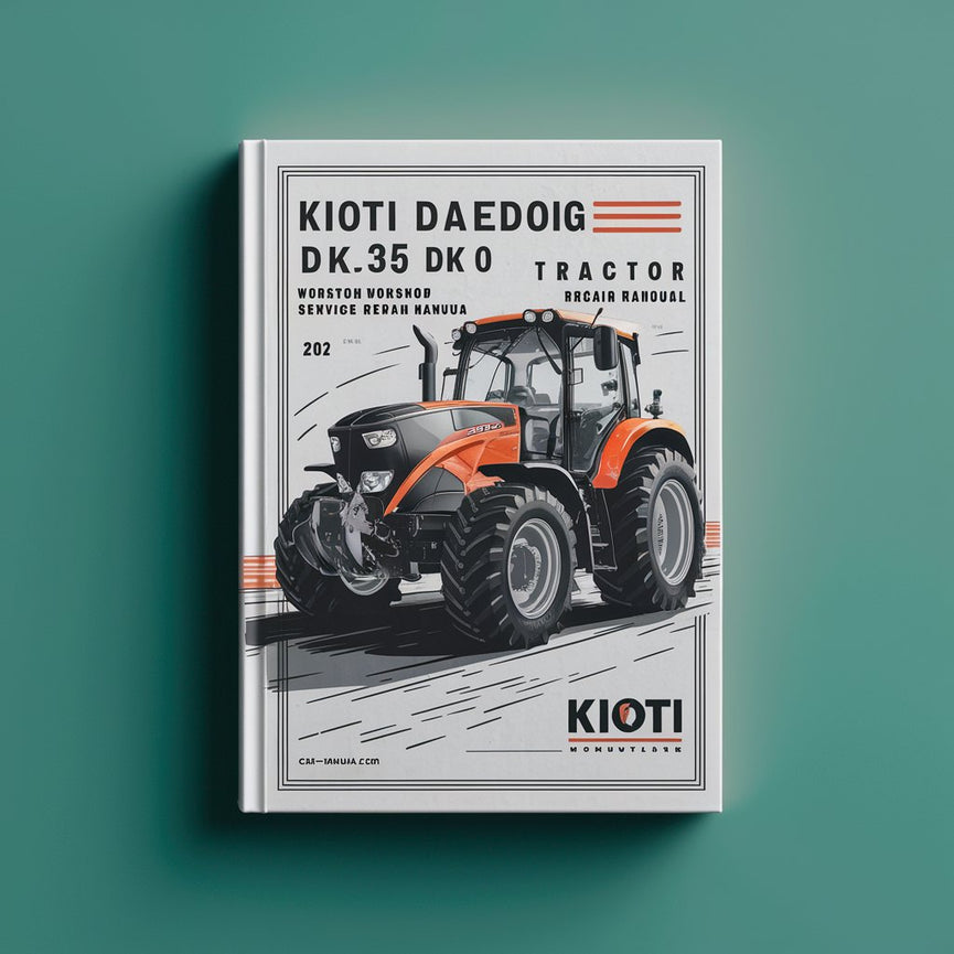 Manual de servicio de taller de tractor KIOTI DAEDONG DK35 DK40 Descargar PDF