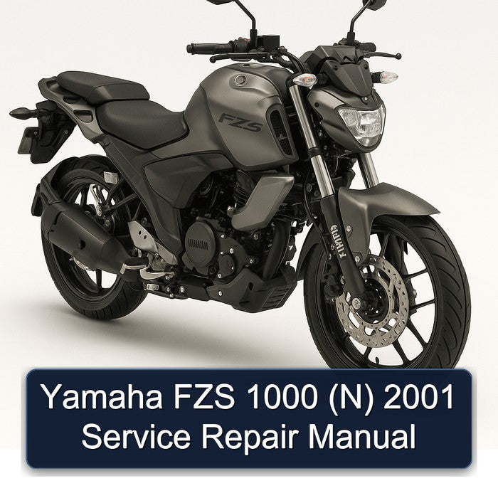 2001 Yamaha FZS Models 1000 (N) Service Repair Workshop Manual PDF