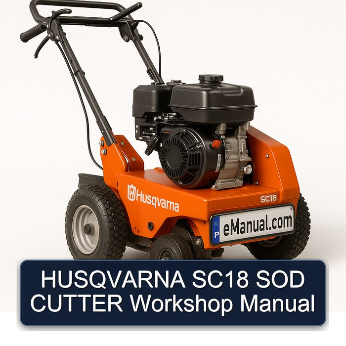 Husqvarna SC18 SOD Cutter Service Repair Workshop Manual PDF