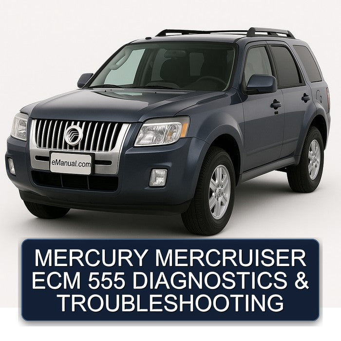 Mercury Mercruiser ECM 555 Diagnostics Service Repair Workshop Manual PDF
