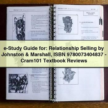 E-STUDY : Relationship Selling Johnston Marshall Isbn 9780073404837-cram101 Textbook Reviews Service Repair Workshop Manual PDF