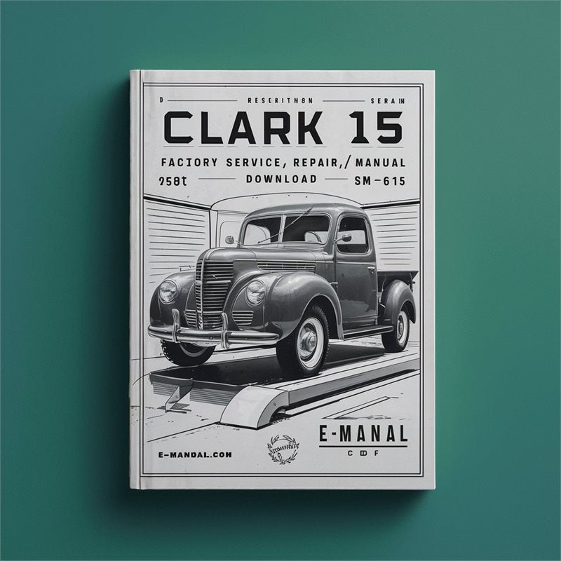 Clark NOS 15 / (sm- 613) Service Repair Workshop Manual PDF
