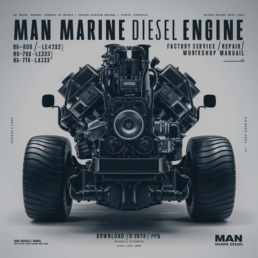 MAN Marine Diesel Engine R6-800(D2876 LE423) R6-730(D2876 LE433) Factory Service/Repair/ Workshop Manual ( D 2876 )