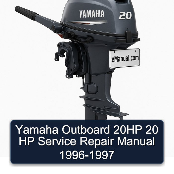 1996-1997 Yamaha Outboard 20HP 20 Hp Service Repair Workshop Manual PDF