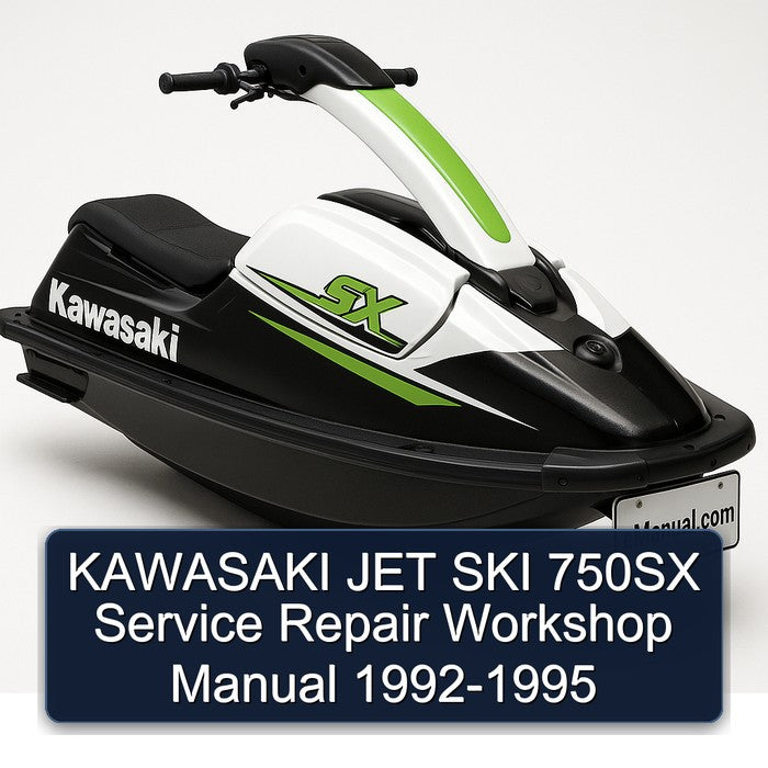 1992-1995 Kawasaki JET SKI 750SX Service Repair Workshop Manual PDF