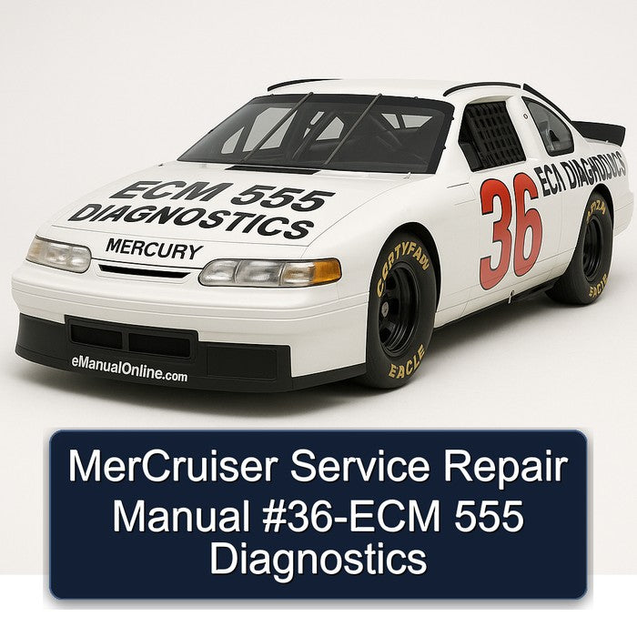 Mercruiser 36-ecm 555 Diagnostics Service Repair Workshop Manual PDF