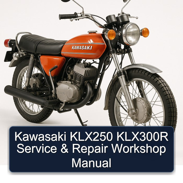 Kawasaki KLX Series KLX250 KLX300R Service Repair Workshop Manual PDF