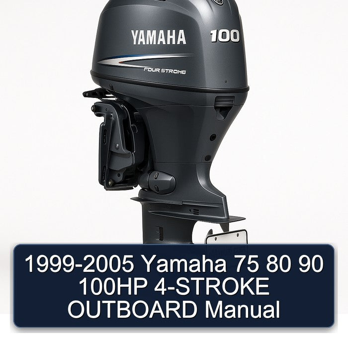 1999-2005 Yamaha 75 80 90 100HP 4-stroke Outboard Service Repair Workshop Manual PDF
