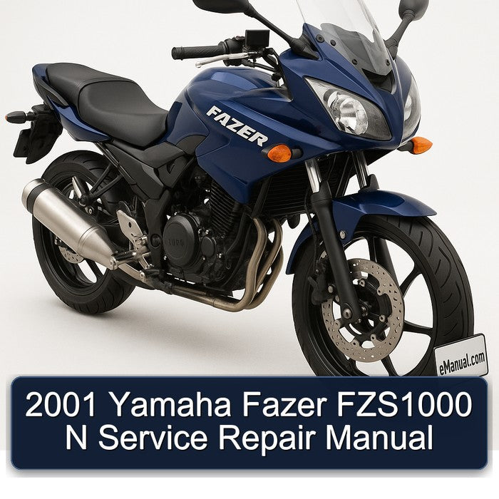 2001 Yamaha Fazer FZS1000 N Service Repair Workshop Manual PDF