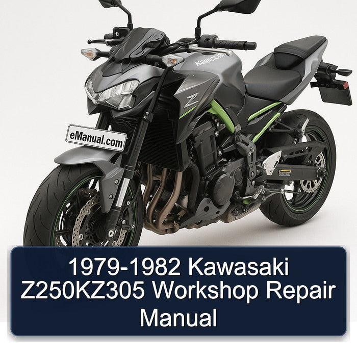 1979-1982 Kawasaki Z Series Z250kz305 Service Repair Workshop Manual PDF
