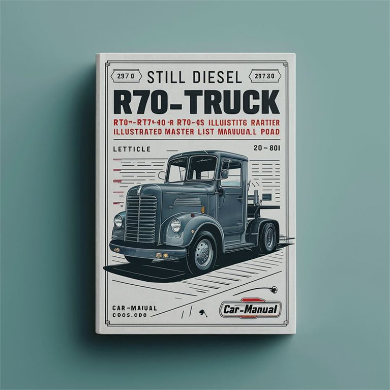 Still Diesel Fork Truck R70-35 R70-40 R70-45 Illustrated Master (ident-nr.161730 R7048 R7049 R7050) Parts Catalog PDF