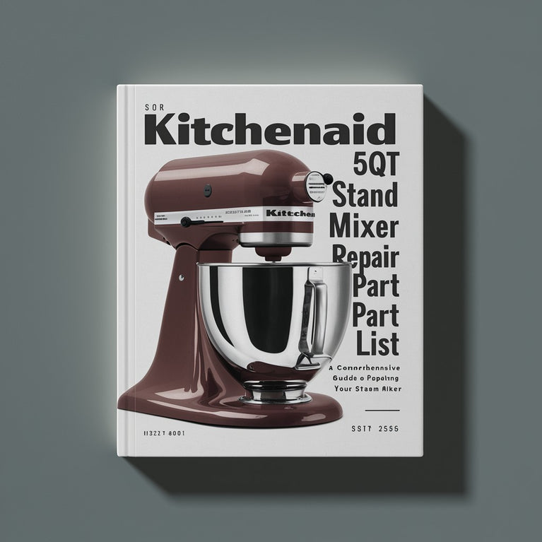 Kitchen Aid 5QT Stand Mixer Repair Part List