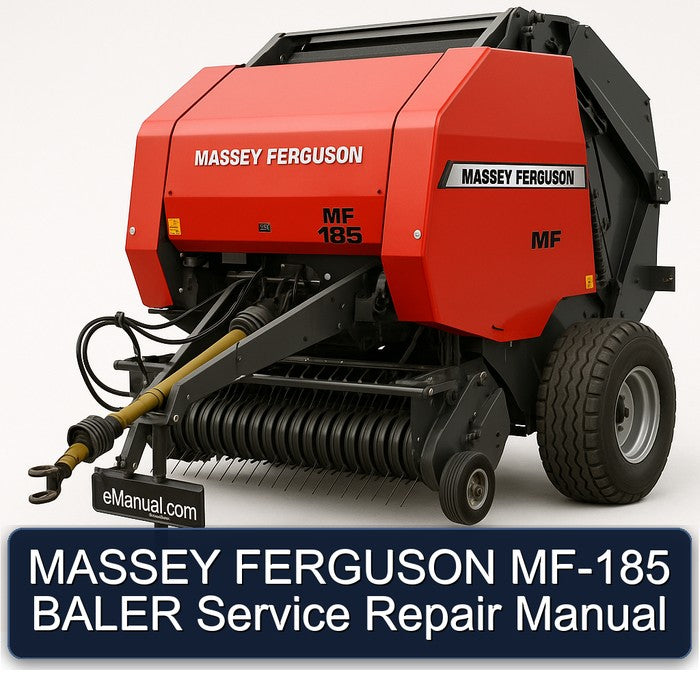 Massey Ferguson MF-185 Baler Service Repair Workshop Manual PDF